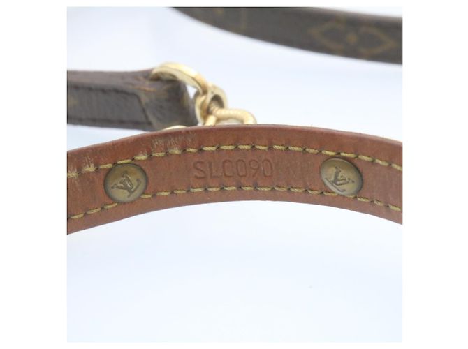 LOUIS VUITTON Monogram Leash Baxter Collier Baxter Dog Leash LV Auth am2166g Monogramme - vue 7