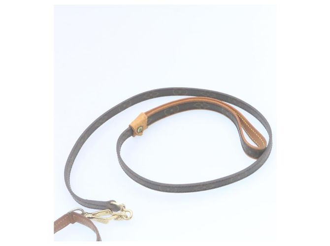 LOUIS VUITTON Monogram Leash Baxter Collier Baxter Dog Leash LV Auth am2166g Monogramme - vue 9