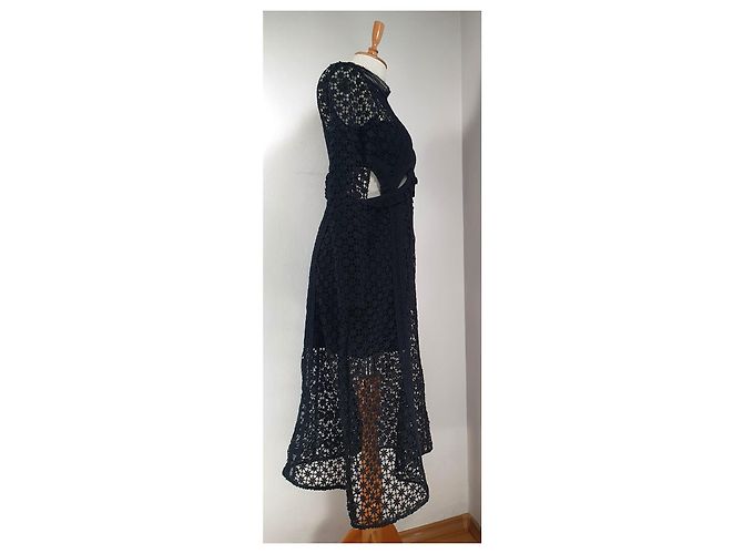 Self portrait Self-Portrait Payne Cut Out Midikleid Schwarz - Ansicht 3