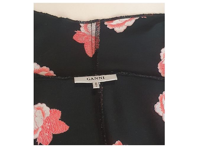 Ganni Harley Crepe Kimono Kleid Mehrfarben - Ansicht 6