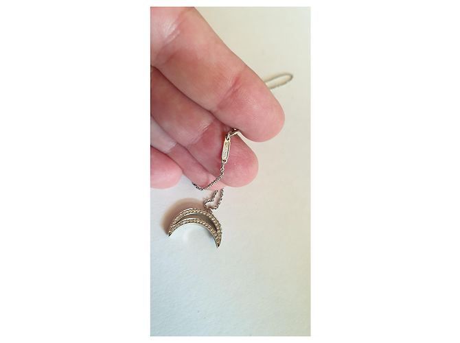 Tiffany & Co lua de platina pt950 e diamantes Prata - vista 6