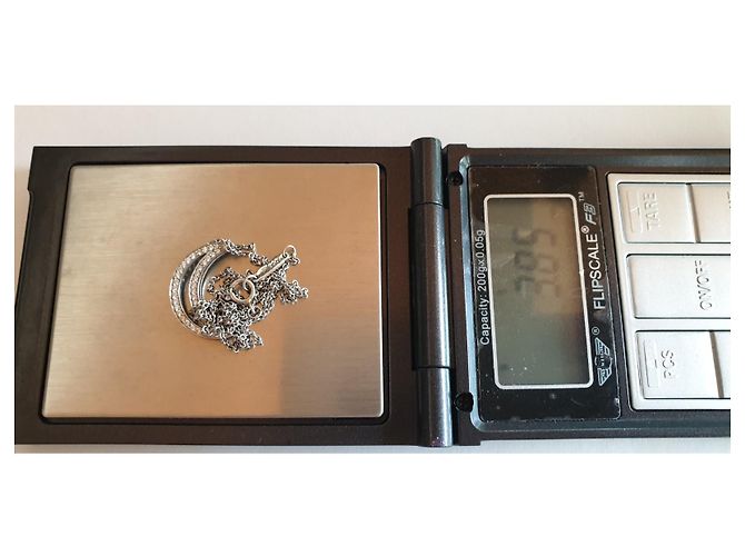 Tiffany & Co lua de platina pt950 e diamantes Prata - vista 8