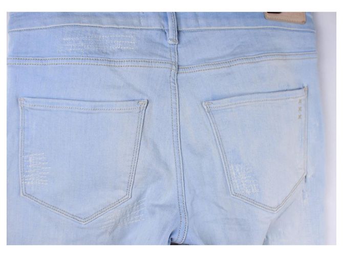 Vaqueros skinny Maison Scotch La Parisienne azul claro - vista 3