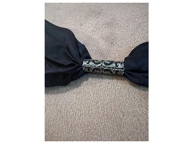 The Kooples Sciarpa in seta gioiello nera - vista 2