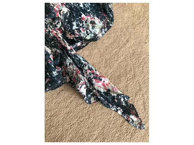 Isabel Marant Etoile falda estampada asimétrica Negro Roja Multicolor - vista 4