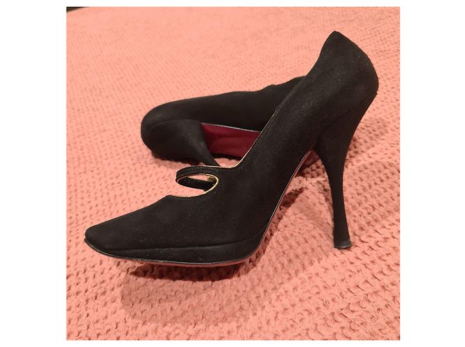 Pompe di Louis Vuitton 39,5 In perfette condizioni Nero - vista 2