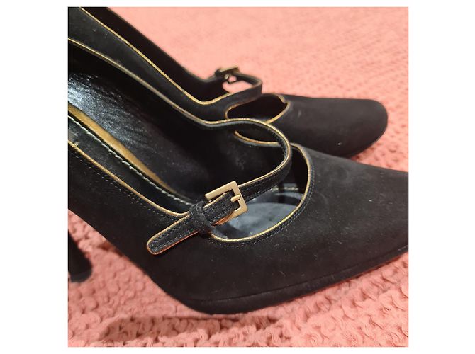Pompe di Louis Vuitton 39,5 In perfette condizioni Nero - vista 7
