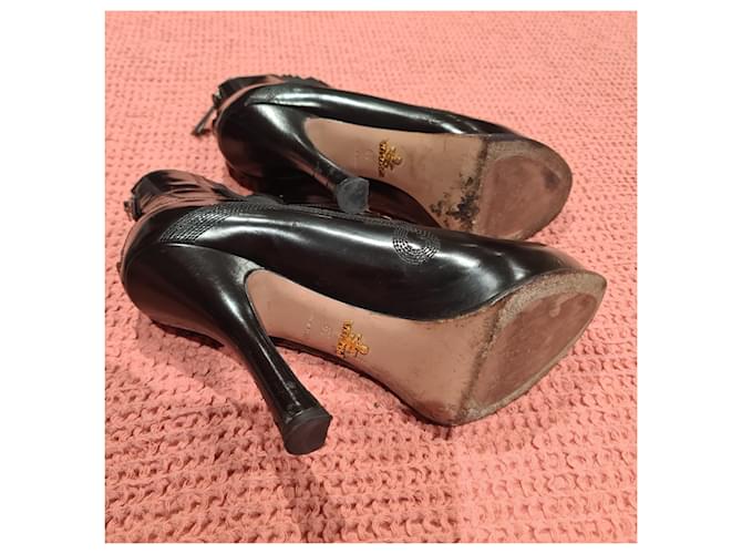 Stivaletti Prada T. 39 Nero - vista 6