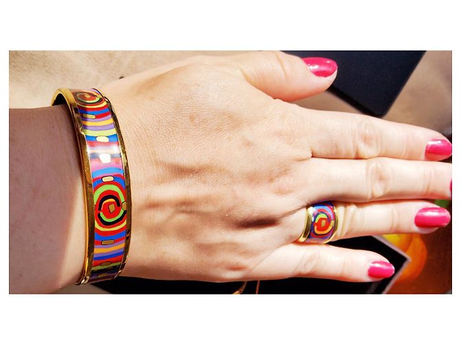 Bracciale chic Frey Wille in stile HERMÈS Multicolore - vista 7