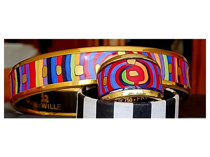 Bracciale chic Frey Wille in stile HERMÈS Multicolore - vista 9