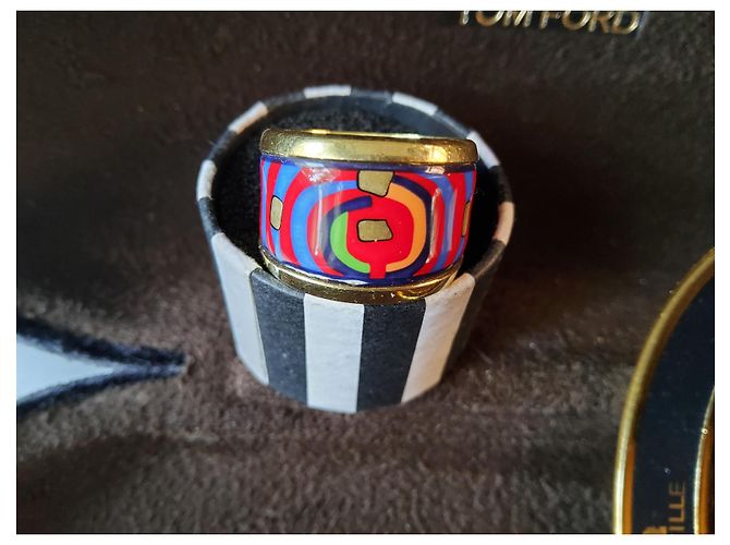 Frey Wille Ring im Stil von Hèrmes Mehrfarben - Ansicht 5