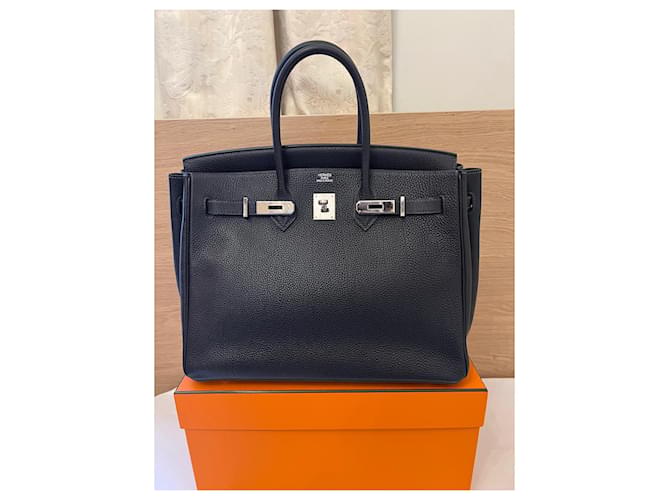 Acapulco Hermès Birkin Blu scuro - vista 2