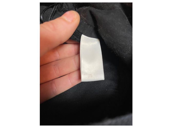 Pantalones Louis Vuitton de pana negra acampanados Negro - vista 10