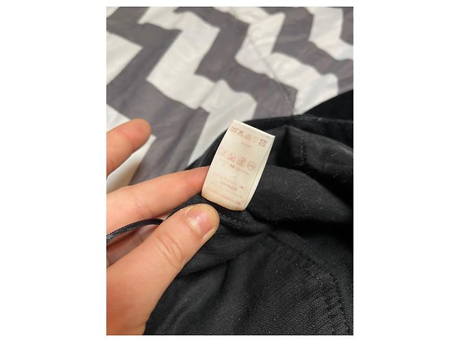 Pantalones Louis Vuitton de pana negra acampanados Negro - vista 8