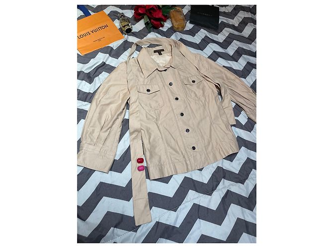 Chaqueta Louis Vuitton de Algodón Beige - vista 3