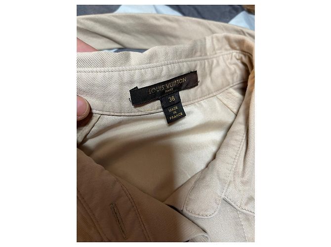 Chaqueta Louis Vuitton de Algodón Beige - vista 4