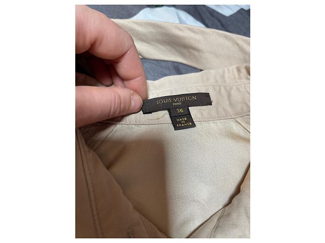 Chaqueta Louis Vuitton de Algodón Beige - vista 5