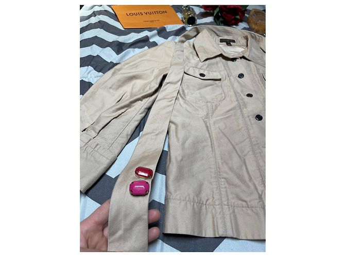 Chaqueta Louis Vuitton de Algodón Beige - vista 7
