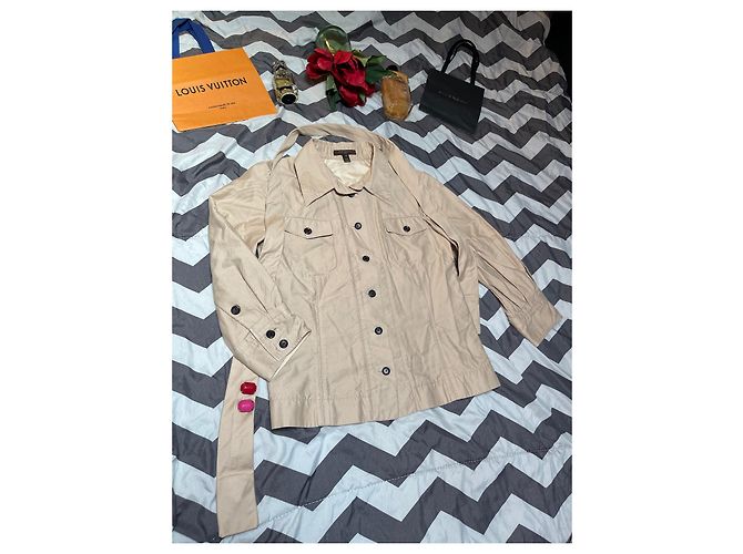 Chaqueta Louis Vuitton de Algodón Beige - vista 8