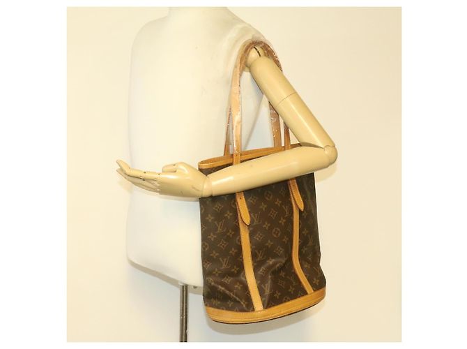 Bucket Borsa a tracolla GM a secchiello con monogramma LOUIS VUITTON M42236 LV Auth em591g - vista 23