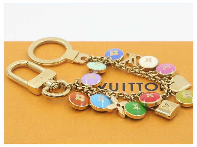 LOUIS VUITTON Porte Cles Chainne Pastilles Charm Borsa Multicolor LV Auth am615g Multicolore - vista 11