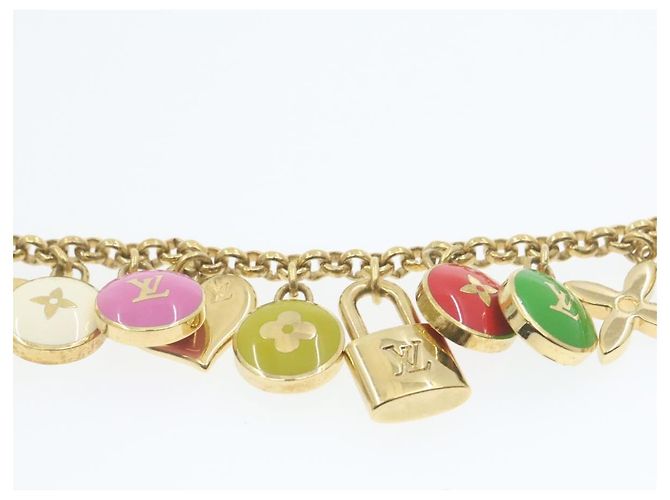 LOUIS VUITTON Porte Cles Chainne Pastilles Charm Borsa Multicolor LV Auth am615g Multicolore - vista 3