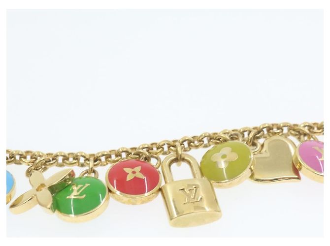 LOUIS VUITTON Porte Cles Chainne Pastilles Charm Borsa Multicolor LV Auth am615g Multicolore - vista 6