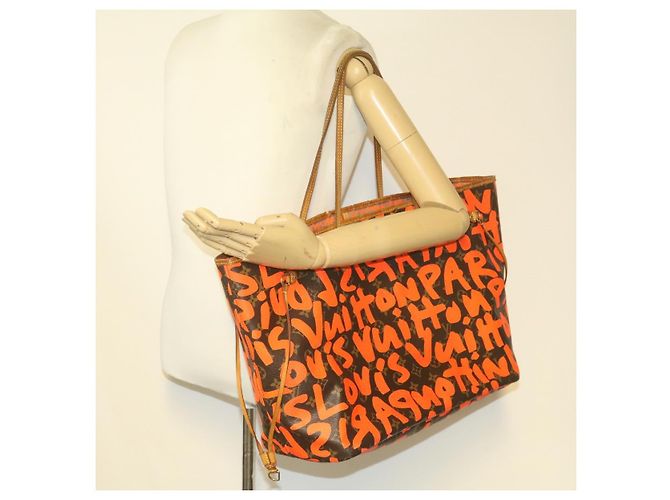 LOUIS VUITTON Monogram Graffiti Neverfull GM Tote Bag M93702 LV Auth em639g Monogramma - vista 25
