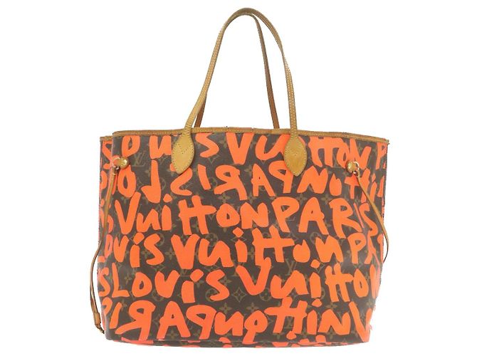 LOUIS VUITTON Monogram Graffiti Neverfull GM Tote Bag M93702 LV Auth em639g Monogramma - vista 3