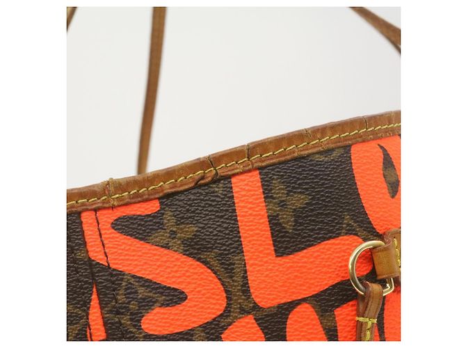 LOUIS VUITTON Monogram Graffiti Neverfull GM Tote Bag M93702 LV Auth em639g Monogramma - vista 9