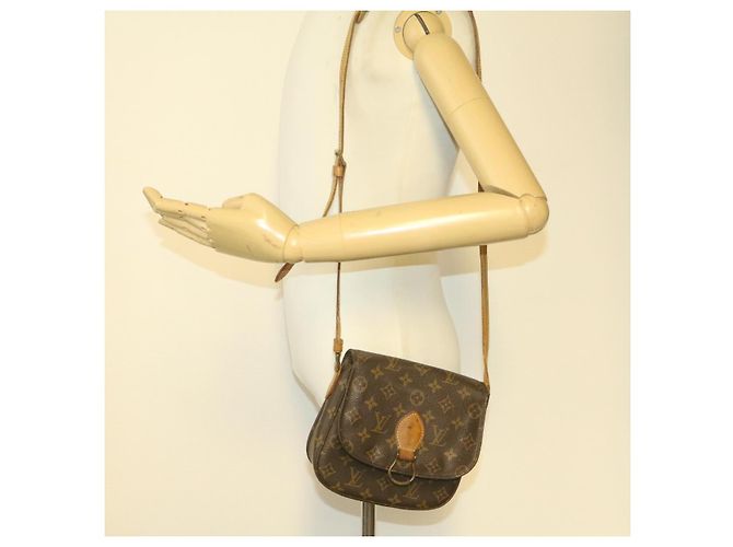 Saint-Cloud LOUIS VUITTON Monogram Saint Cloud MM Borsa a tracolla M51243 LV Auth em683g Monogramma - vista 22