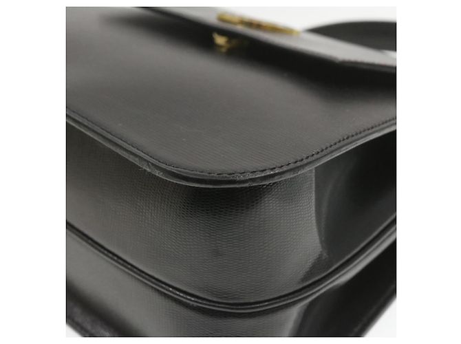 Céline CELINE Borsa a mano in pelle 2modo Black Auth sono376g Nero - vista 11