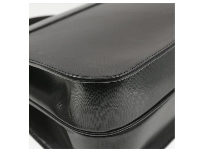 Céline CELINE Borsa a mano in pelle 2modo Black Auth sono376g Nero - vista 12