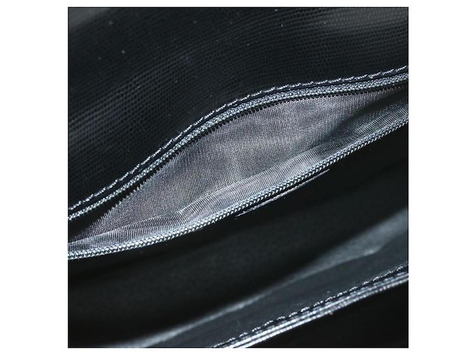 Céline CELINE Borsa a mano in pelle 2modo Black Auth sono376g Nero - vista 18