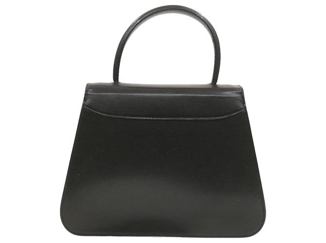 Céline CELINE Borsa a mano in pelle 2modo Black Auth sono376g Nero - vista 3