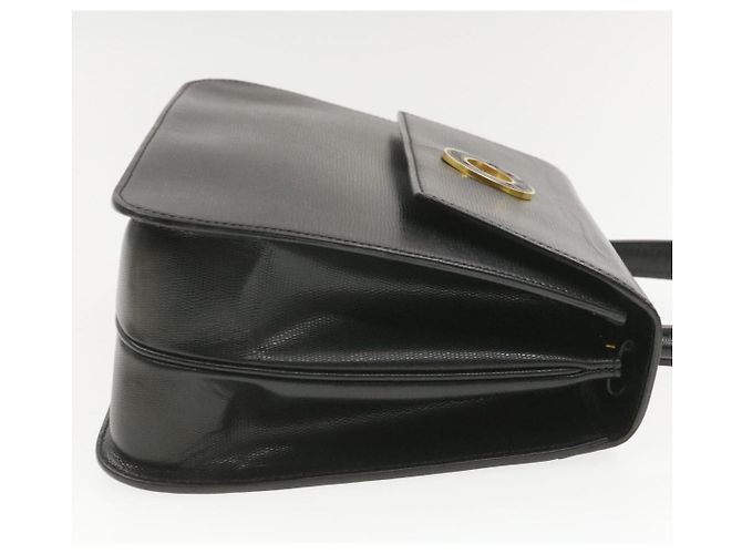 Céline CELINE Borsa a mano in pelle 2modo Black Auth sono376g Nero - vista 5