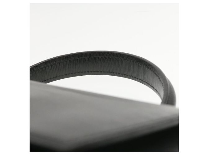 Céline CELINE Borsa a mano in pelle 2modo Black Auth sono376g Nero - vista 8