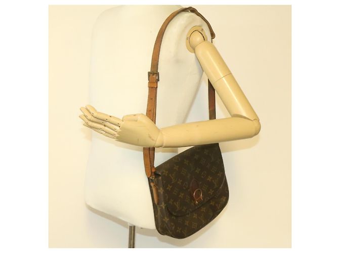 LOUIS VUITTON Monogram Saint Cloud GM Borsa a tracolla M51242 LV Auth em749g Monogramma - vista 24
