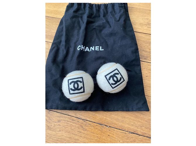 Racchetta da tennis Chanel nera e bianca Nero Bianco - vista 10