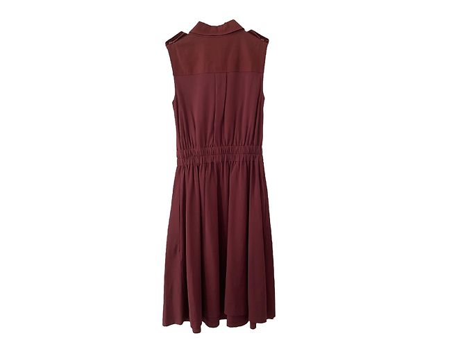 vestido skater Marc Jacobs 34 (XXS) burdeos sintético - vista 2
