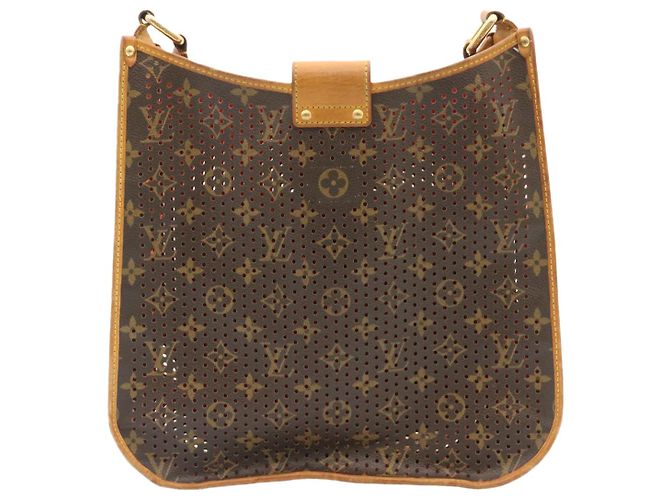 LOUIS VUITTON Borsa a spalla Perfo Musette Monogram Arancione M95174 LV Auth bs299alla - vista 2