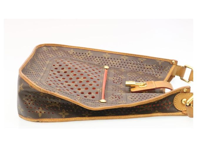 LOUIS VUITTON Borsa a spalla Perfo Musette Monogram Arancione M95174 LV Auth bs299alla - vista 3