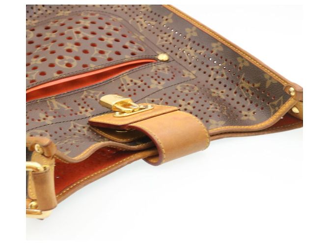 LOUIS VUITTON Borsa a spalla Perfo Musette Monogram Arancione M95174 LV Auth bs299alla - vista 6