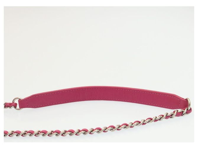 Coco rain CHANEL Matelasse Coco Borsa a tracolla con catena foderata antipioggia Lamb Skin Pink Auth 29191alla Rosa - vista 14