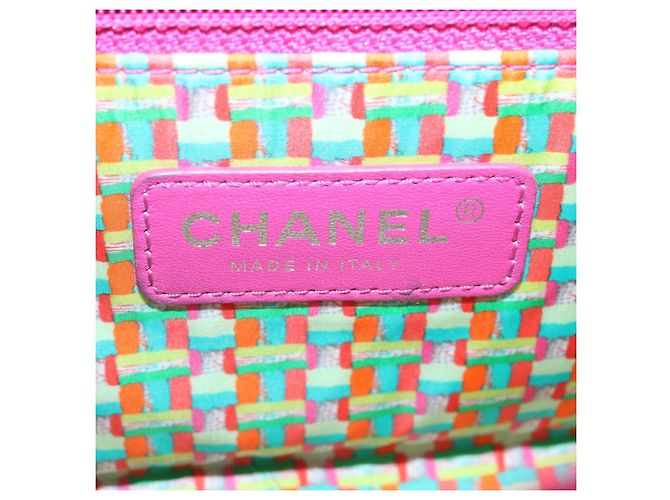 Coco rain CHANEL Matelasse Coco Borsa a tracolla con catena foderata antipioggia Lamb Skin Pink Auth 29191alla Rosa - vista 22