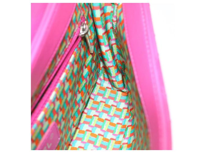 Coco rain CHANEL Matelasse Coco Borsa a tracolla con catena foderata antipioggia Lamb Skin Pink Auth 29191alla Rosa - vista 24