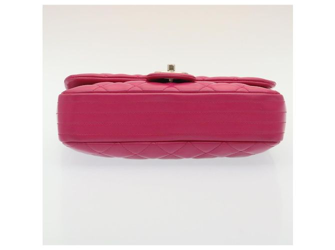 Coco rain CHANEL Matelasse Coco Borsa a tracolla con catena foderata antipioggia Lamb Skin Pink Auth 29191alla Rosa - vista 5