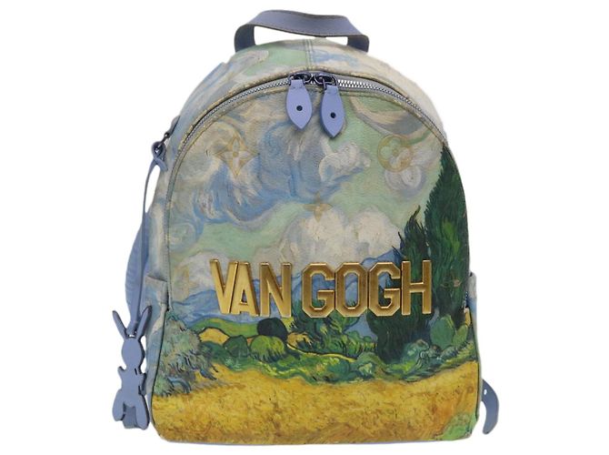 LOUIS VUITTON Van Gogh Masters Collection Palm Springs Rucksack M43374 LV 29237BEIM Blau - Ansicht 13