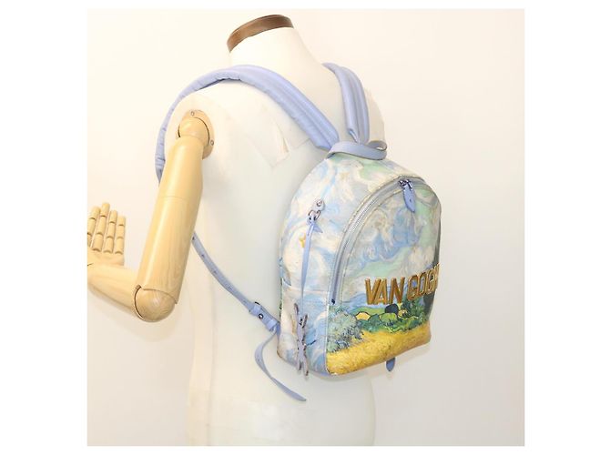 LOUIS VUITTON Van Gogh Masters Collection Palm Springs Rucksack M43374 LV 29237BEIM Blau - Ansicht 33