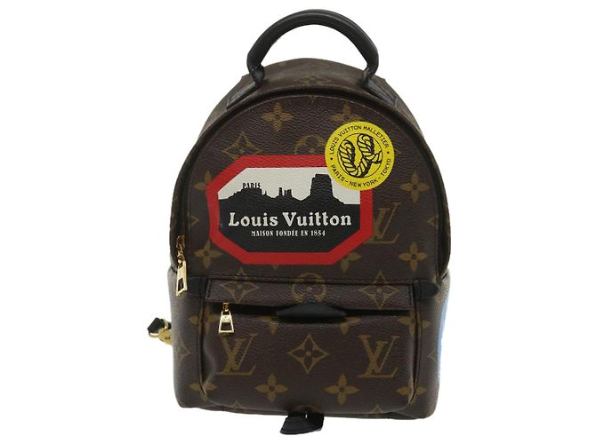 LOUIS VUITTON Borsa a spalla Palm Springs Monogram World Tour M42971 auth 29526alla - vista 13
